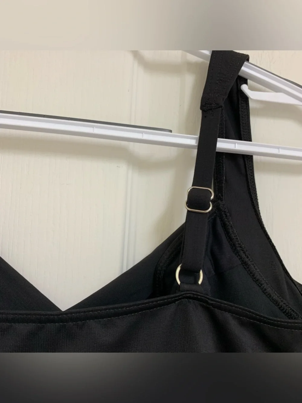 NWT Miraclesuit Sanibel Black One Piece Swimsuit Adjustable Straps Sz 18W